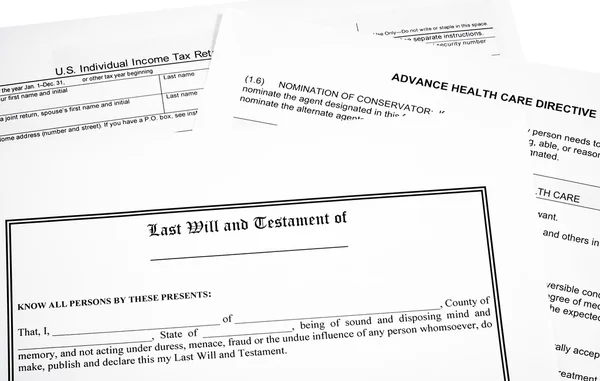 Last Will Medical Directive Inheritance Tax Form