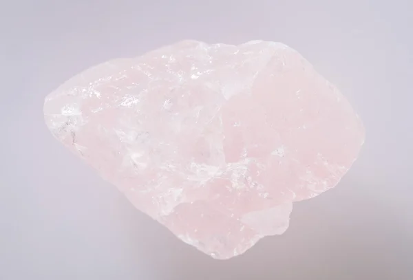 Pink quartz on  background