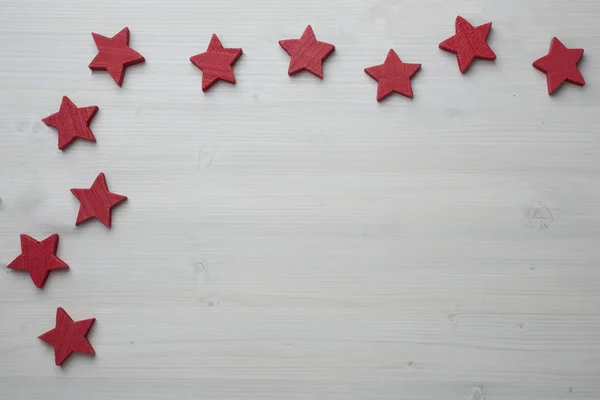 Wooden background with stars
