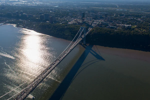 Aerial View of George Washington Bridge, New York & New Jersey