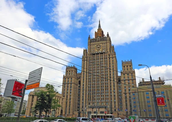 The building of the Ministry of Foreign Affairs in Moscow