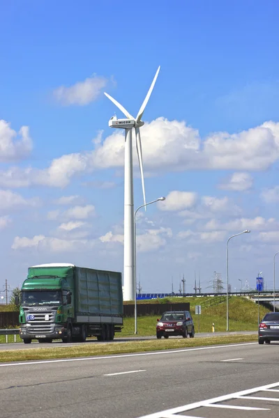 Wind power station in Minsk, Belarus