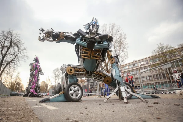 Transformers protecting Zagreb