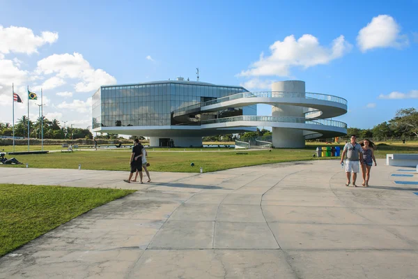 Joao Pessoa, Paraiba, Brazil - September 17, 2016 - Cabo Branco Station - Science, Culture and Arts. It was designed by Brazilian architect Oscar Niemeyer