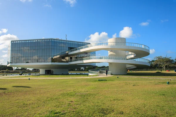 Joao Pessoa, Paraiba, Brazil - September 17, 2016 - Cabo Branco Station - Science, Culture and Arts. It was designed by Brazilian architect Oscar Niemeyer