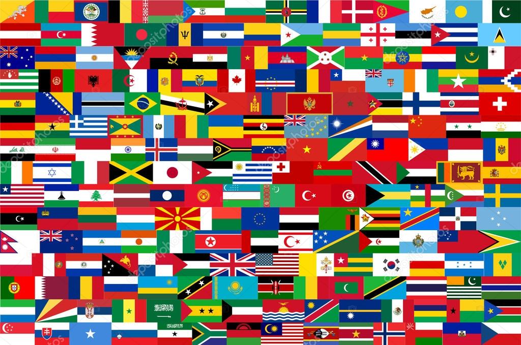 All countries flags background — Stock Vector © PanaceaDoll #72106321