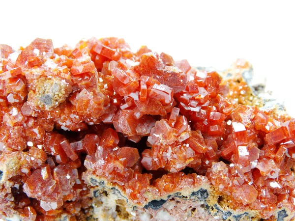 Vanadinite geode geological crystals