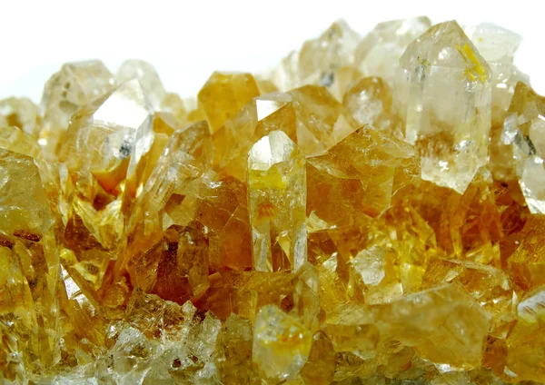 Citrine geode geological crystals