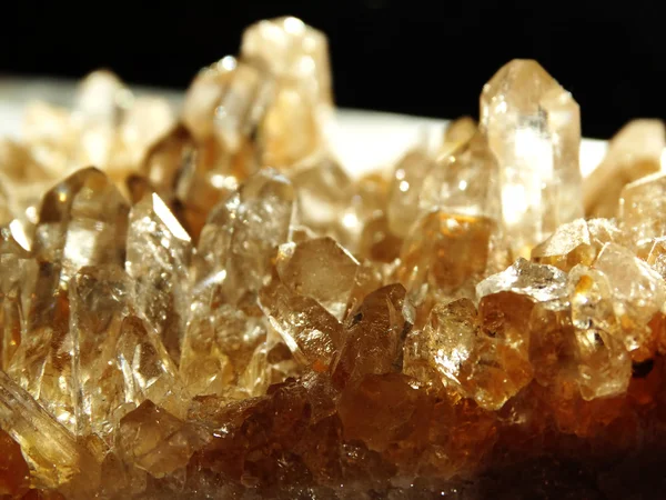 Citrine geode geological crystals