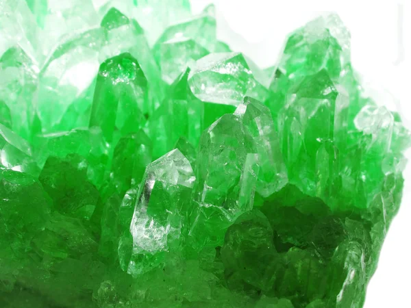 Emerald geode geological crystals