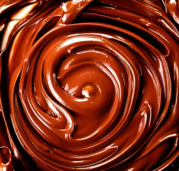 Chocolate. Melted chocolate background