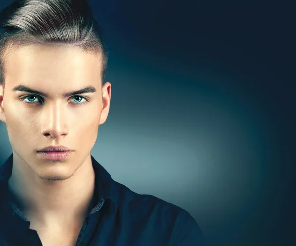 Fashion model man portrait. - Stock Image - Everypixel Fashion model man portrait. - Stock Image - Everypixel
