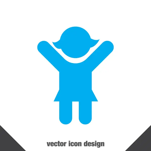 Girl vector icon