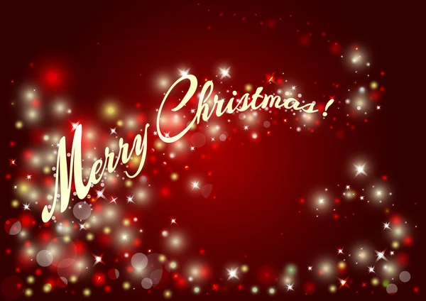 Decorative background for a Merry Christmas Greeting card with s