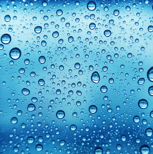 Blue bubbles droplets