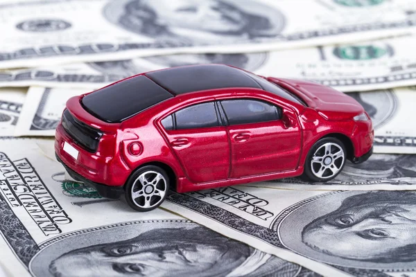 Dollar Banknotes and Toy Car