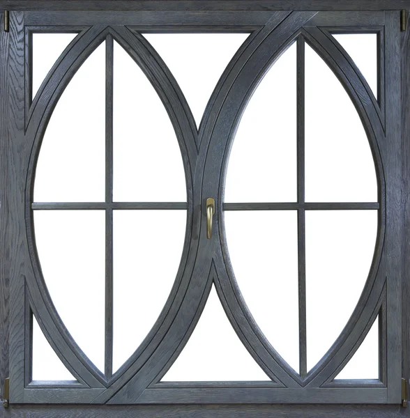 Wooden frame windows with glass