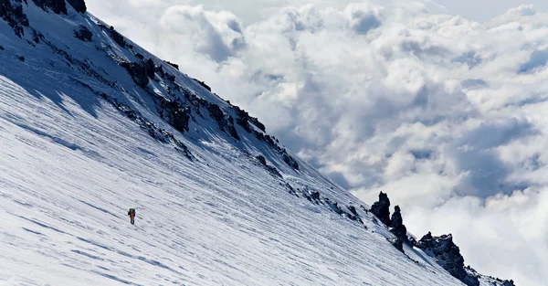 Hiker in the mountain