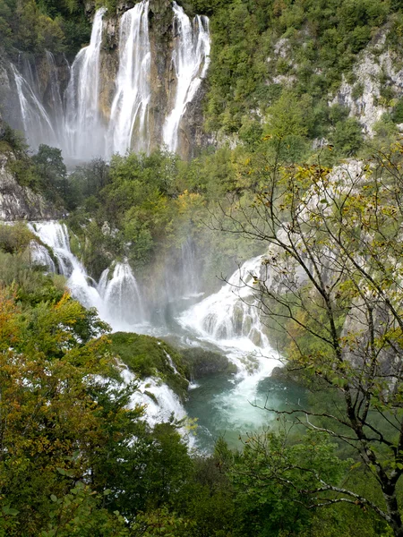 Landscape of waterfalls.