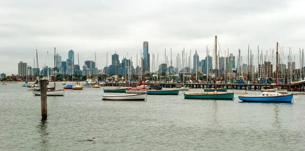 Melbourne skyline from St Kilda (Victoria Australia)