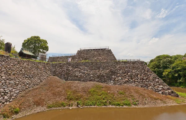 Foundation of the main keep of Yamato Koriyama castle, Japan