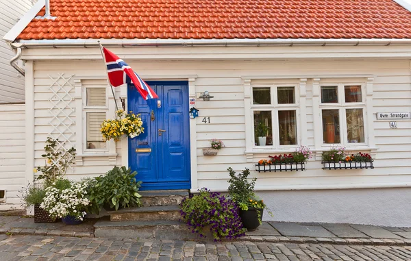 House in Gamle (Old) Stavanger, Norway