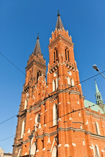 Dormition of Blessed Mary church (1897) in Lodz, Poland
