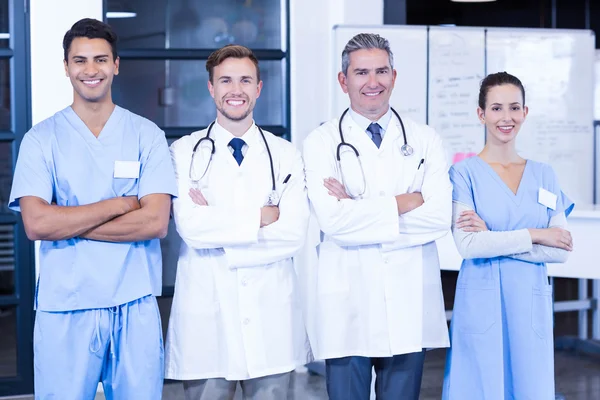 Medical team standing together