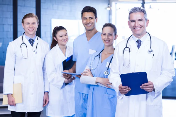 Medical team standing together