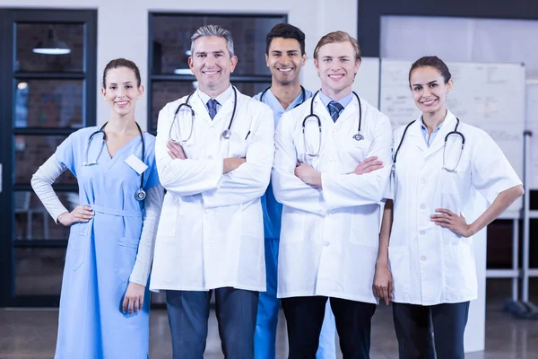 Medical team standing together