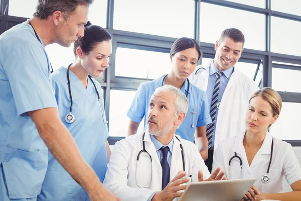 Medical team interacting in conference room