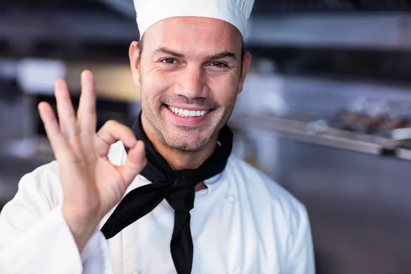 Chef making ok sign