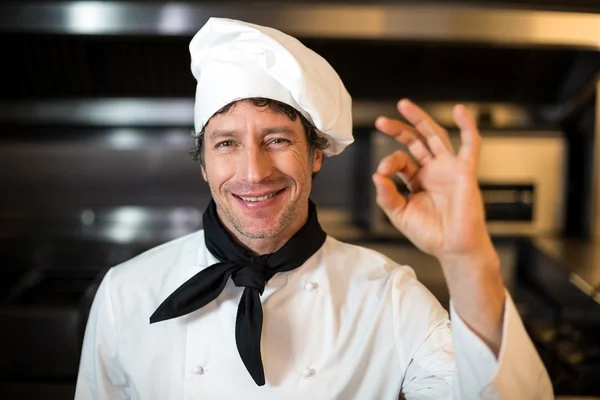Chef showing ok sign