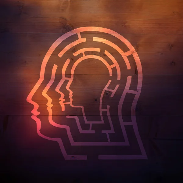 Maze brain in head
