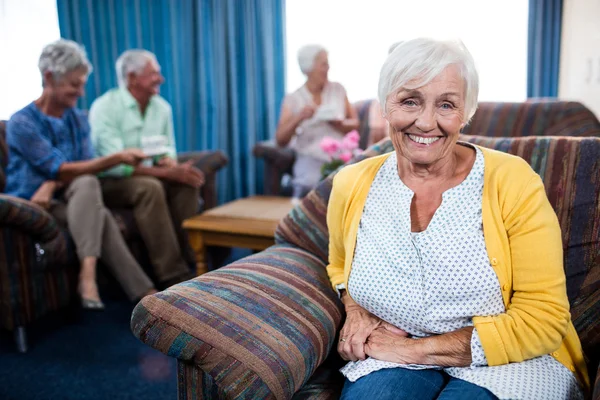 Senior woman in retirement house