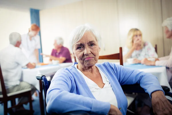 Senior woman in retirement house