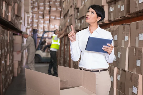 Warehouse manager using tablet pc