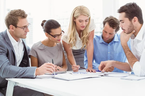 Portrait of business people at office