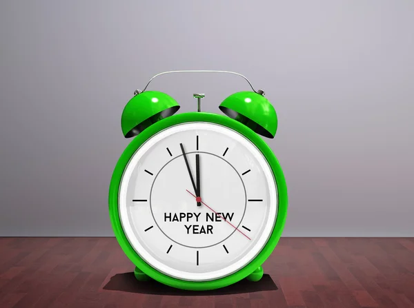 Happy new year in alarm clock