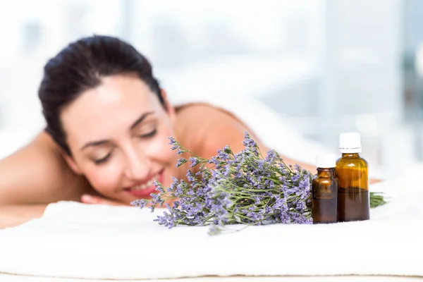 Woman getting an aromatherapy treatment