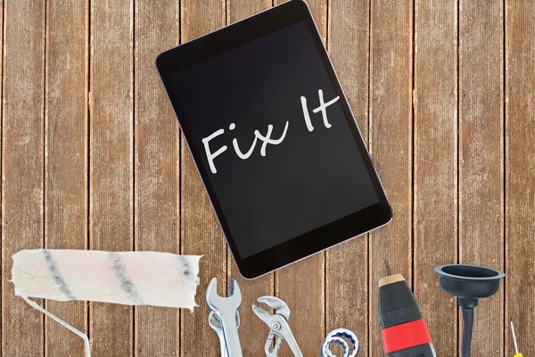Fix it against tools and tablet