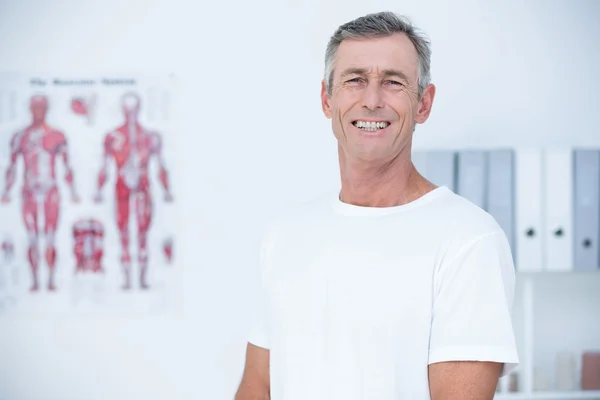 Smiling patient looking at camera