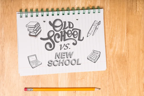 Composite image of school doodles
