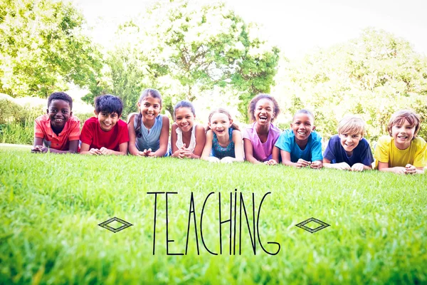 Teaching against happy friends in the park