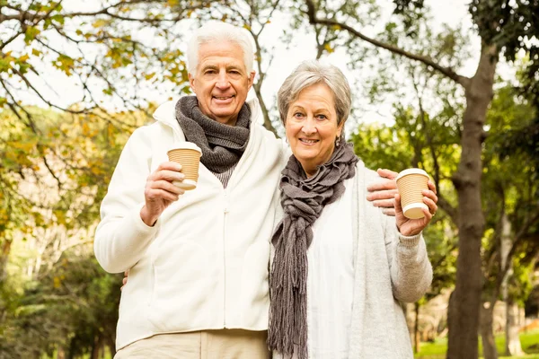 Senior couple in the park