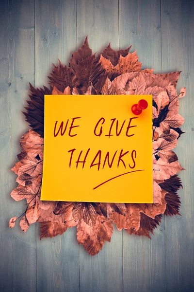 Give thanks card