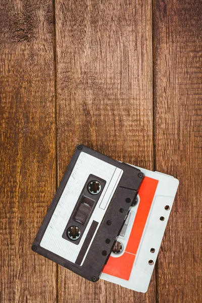 Close up view of old tape