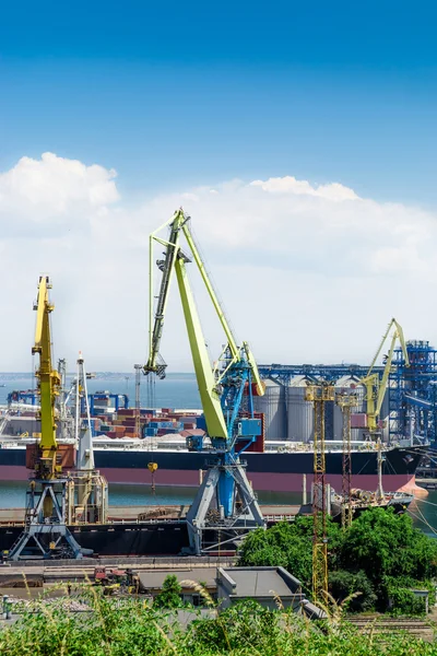 Tanks in the international sea port