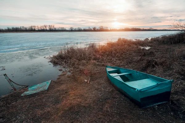 Wooden fisherman boat