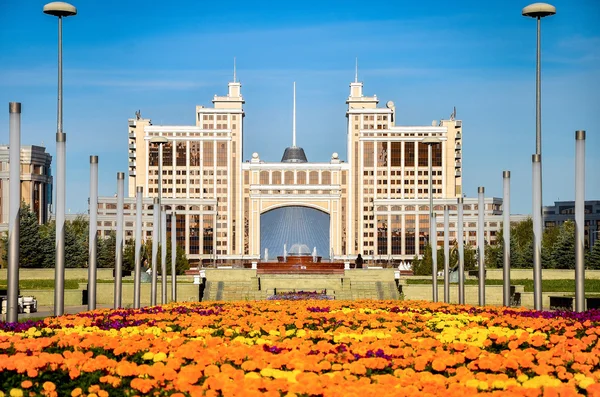 Complex of buildings on the National Corporation KazMunaiGas Round Square